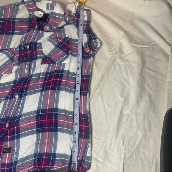 Rails Brit Sleeveless Plaid Shirt - Size S - very soft - like new condition - Picture 9 of 14